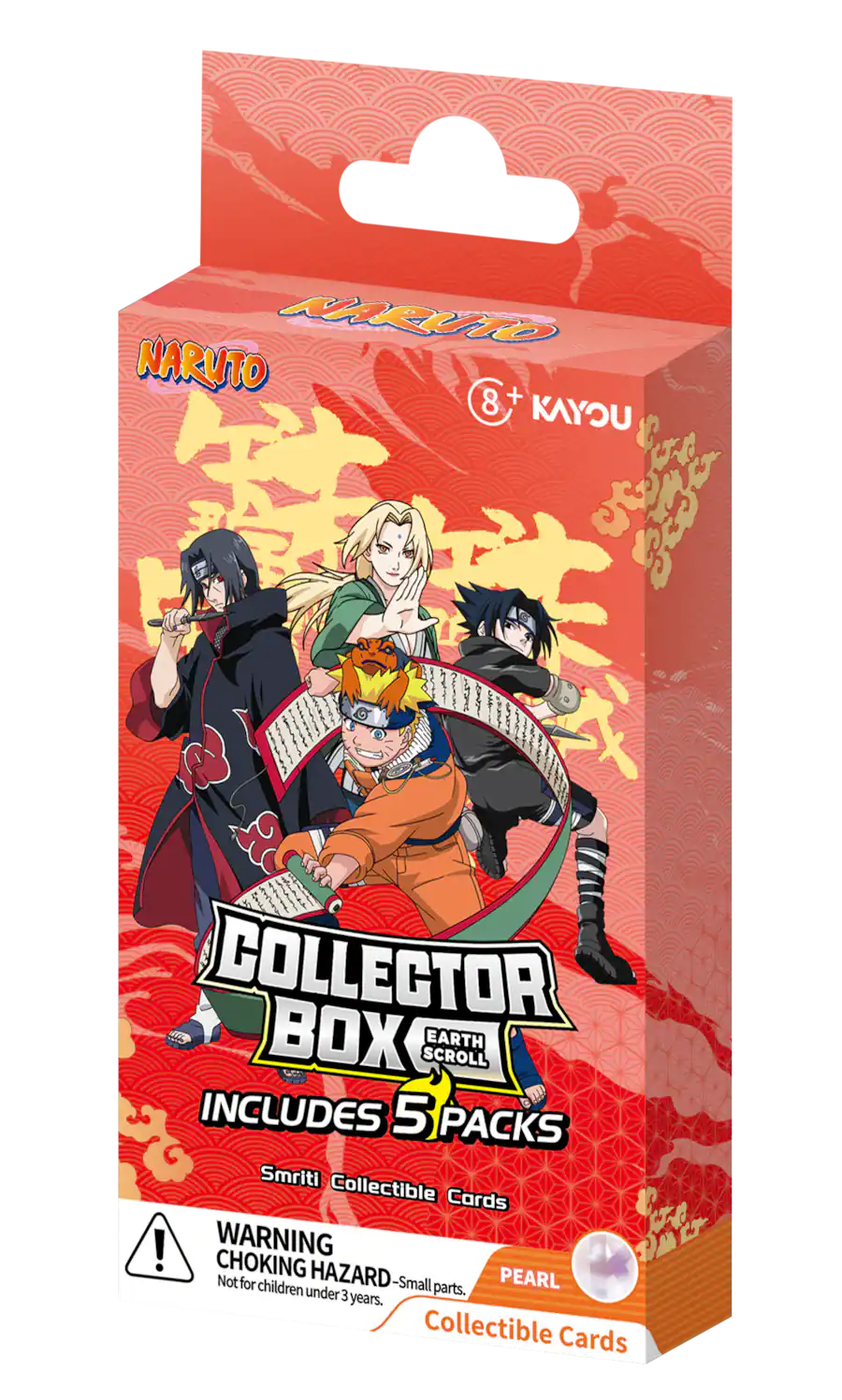 Kayou - Naruto-Smriti Collectible Cards Collector Box (5 Packs) - Earth Scroll 2