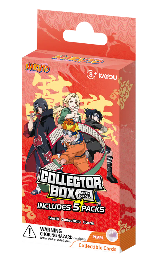 Kayou - Naruto-Smriti Collectible Cards Collector Box (5 Packs) - Earth Scroll 2