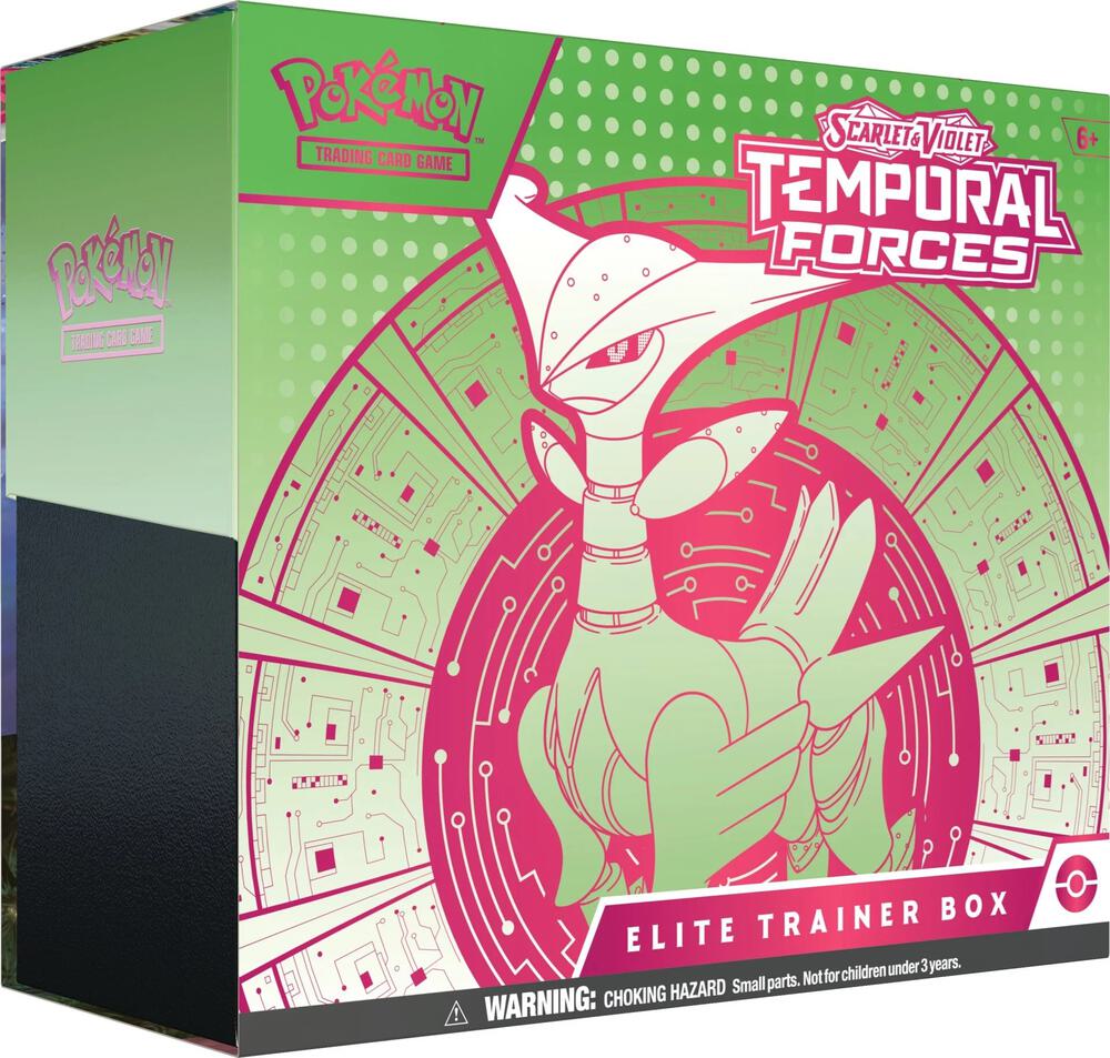 Temporal Forces Elite Trainer Box [Iron Leaves ex] - SV05: Temporal Forces (TEF)