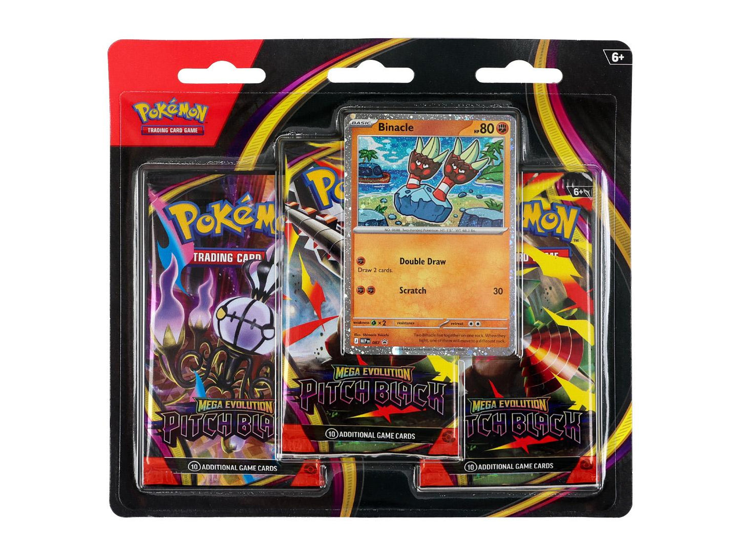 Pitch Black 3-Pack Blister [Styles May Vary] - ME05: Pitch Black (ME05)